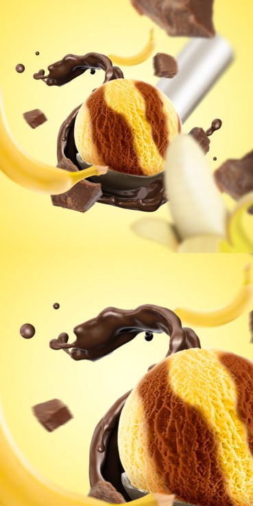 Banana & chocolate